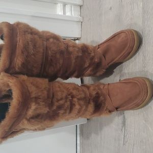 Report Signature Lorian Faux-Fur Boots 6.5